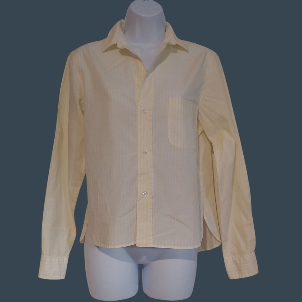 Frank & Eileen Silvio Stripe Preppy Business Luxury Sunny Button Down Shirt XS